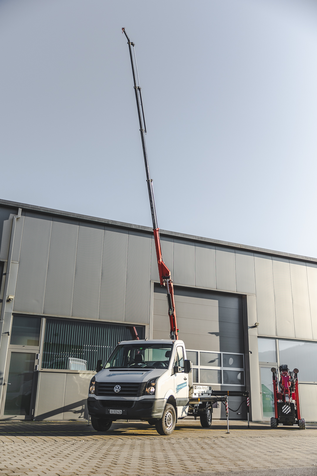 Kranfahrzeug VW Crafter 3.5t